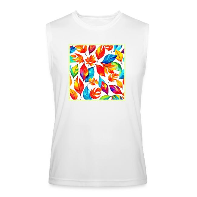 Autumn Leaves Abstract Pattern