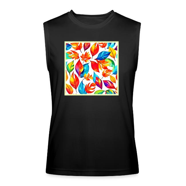 Autumn Leaves Abstract Pattern