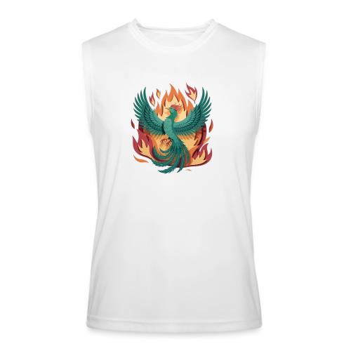 Phoenix Rising Mythical Fire Bird Fantasy Design - Men’s Performance Sleeveless Shirt