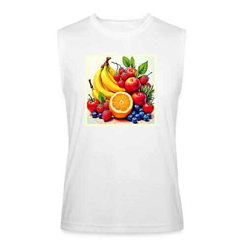 Vibrant Fresh Fruit Delight Design - Men’s Performance Sleeveless Shirt