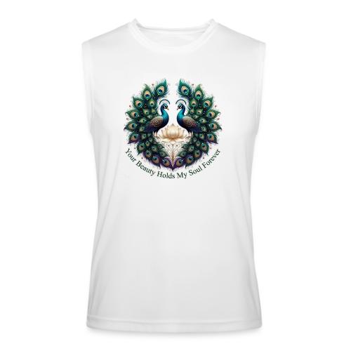 Your Beauty Holds My Soul Peacock Gifts T-Shirt - Men’s Performance Sleeveless Shirt