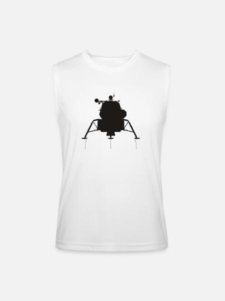 Lunar Module - Men’s Performance Sleeveless Shirt - white
