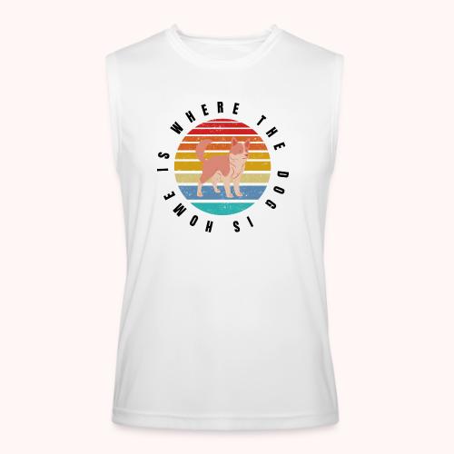 home is where the dog is - Men’s Performance Sleeveless Shirt