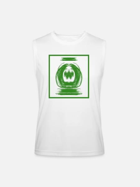 Energize Me - Men’s Performance Sleeveless Shirt - white