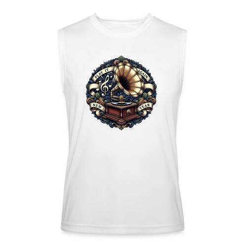 Ornate Phonograph T-Shirt - Men’s Performance Sleeveless Shirt