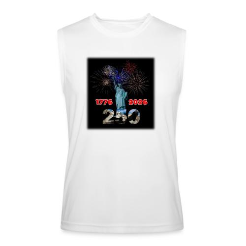 1776 - 2026 - 250 Years USA | Fireworks - Men’s Performance Sleeveless Shirt