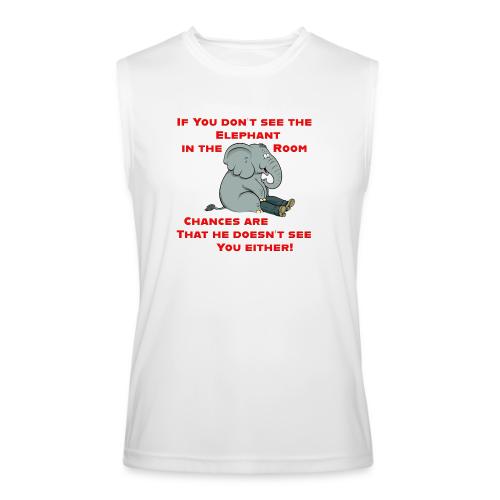 Elephant in the Room Meme - Men’s Performance Sleeveless Shirt
