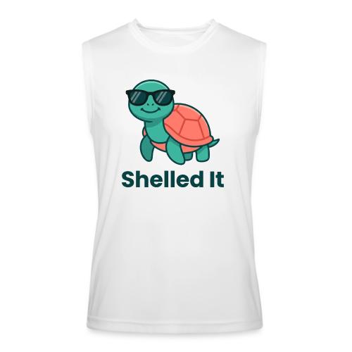 Funny Turtle Sunglasses Shelled It Cute Gift - Men’s Performance Sleeveless Shirt