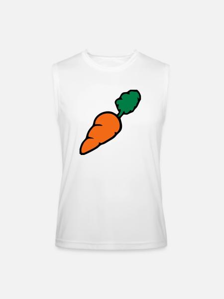 Carrot - Whats up Doc? - Men’s Performance Sleeveless Shirt - white