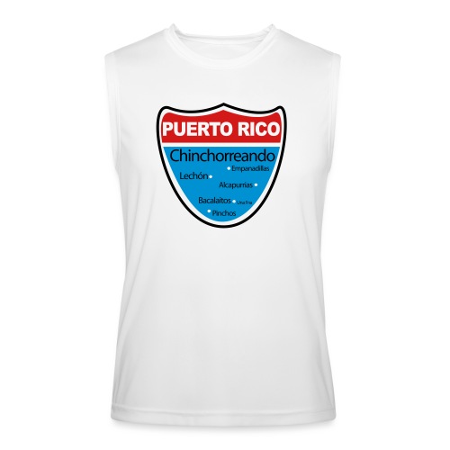 Chinchorreando en Puerto Rico - Men’s Performance Sleeveless Shirt
