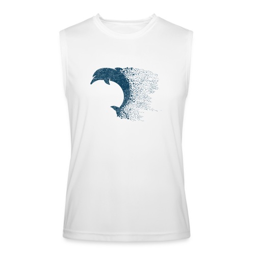 South Carolina Dolphin in Blue - Men’s Performance Sleeveless Shirt