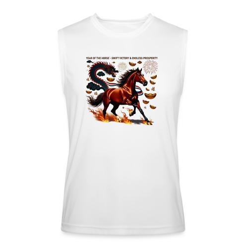 Year of the Horse Victory T Shirt, Lunar New Year - Men’s Performance Sleeveless Shirt