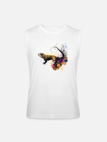 Tiger Salamander - Men’s Performance Sleeveless Shirt - white