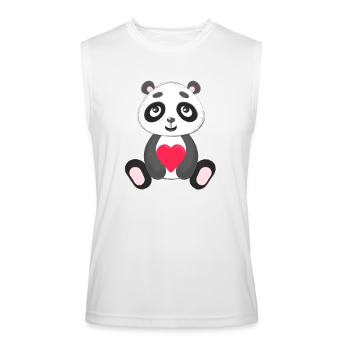 Sweetheart Panda - Men’s Performance Sleeveless Shirt