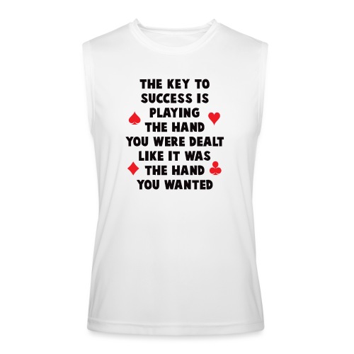 poker succes casino Texas Hold’em las vegas gifts - Men’s Performance Sleeveless Shirt