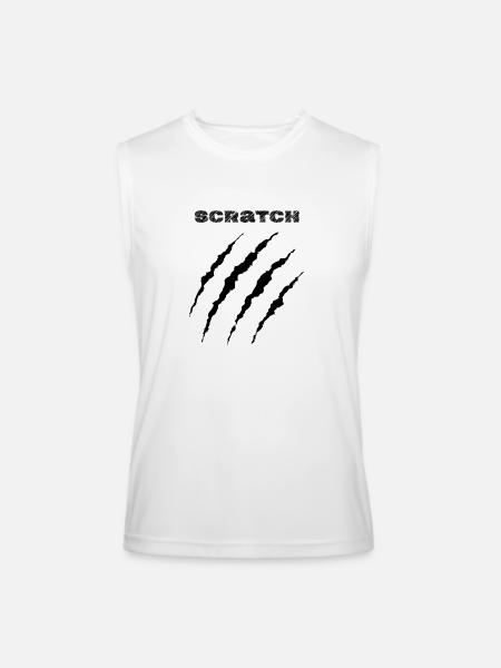 Scratch Mark - Men’s Performance Sleeveless Shirt - white - Front