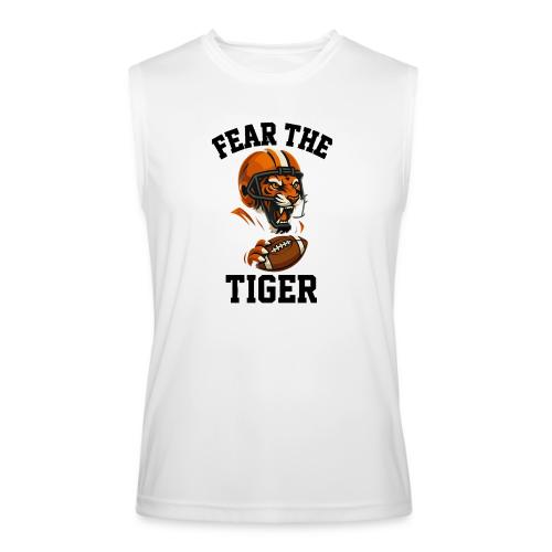Fear The Tiger Football Helmet T-Shirt - Men’s Performance Sleeveless Shirt
