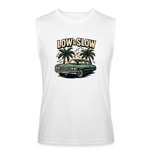 Classic Lowrider Car | Low & Slow Retro T-Shirt - Men’s Performance Sleeveless Shirt