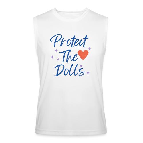 Protect The Dolls | Heart & Stars Typography - Men’s Performance Sleeveless Shirt
