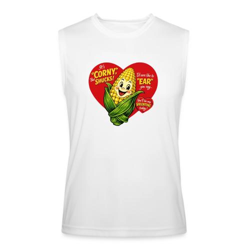 Corny Valentine T-Shirt - Men’s Performance Sleeveless Shirt