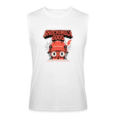 Funny Shockingly Good Electrician - Men’s Performance Sleeveless Shirt