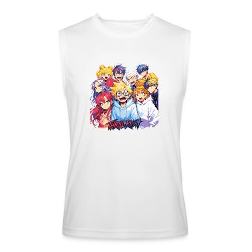 Thrill Rush Anime Squad Streetwear - Men’s Performance Sleeveless Shirt