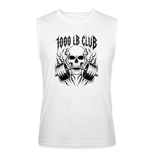 1000 LB Club Skull Barbell Powerlif - Men’s Performance Sleeveless Shirt