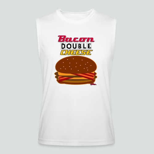 Bacon Double Cheese Combo - Men’s Performance Sleeveless Shirt