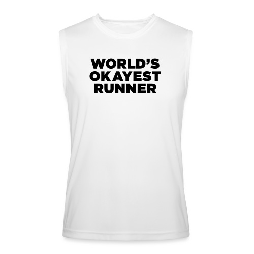 World's Okayest Runner - Men’s Performance Sleeveless Shirt