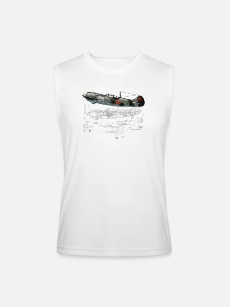 La-5 - Men’s Performance Sleeveless Shirt - white
