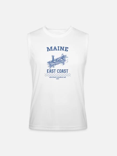 east_coast_boothbay - Men’s Performance Sleeveless Shirt - white
