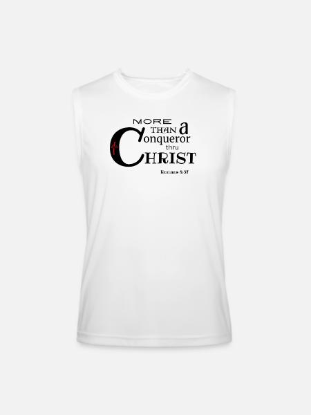 OVERCOMER - Men’s Performance Sleeveless Shirt - white