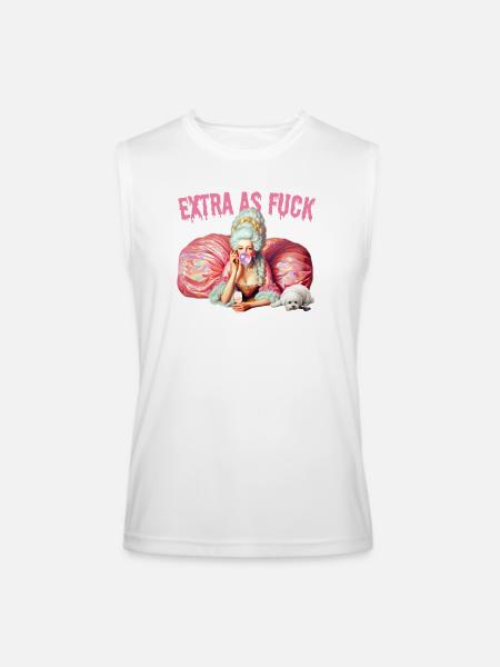 Rococo Bubblegum Queen - Men’s Performance Sleeveless Shirt - white