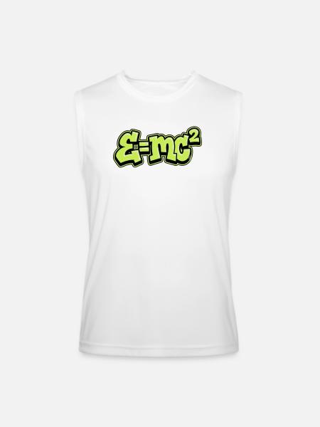 Science Formula Graffiti - Men’s Performance Sleeveless Shirt - white