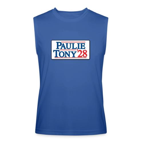 Paulie and Tony for Co-President 2028 - Men’s Performance Sleeveless Shirt