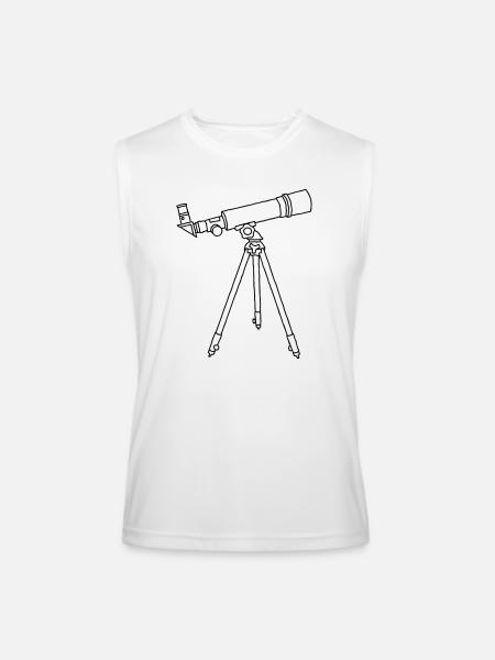 Telescope - Men’s Performance Sleeveless Shirt - white
