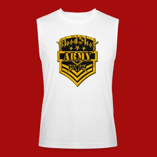 BloodShot ARMYLogo Gold /Black - Men’s Performance Sleeveless Shirt