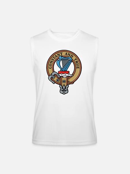 Clan Rose Crest - Men’s Performance Sleeveless Shirt - white