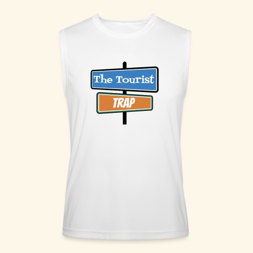 The Tourist Trap Logo - Men’s Performance Sleeveless Shirt