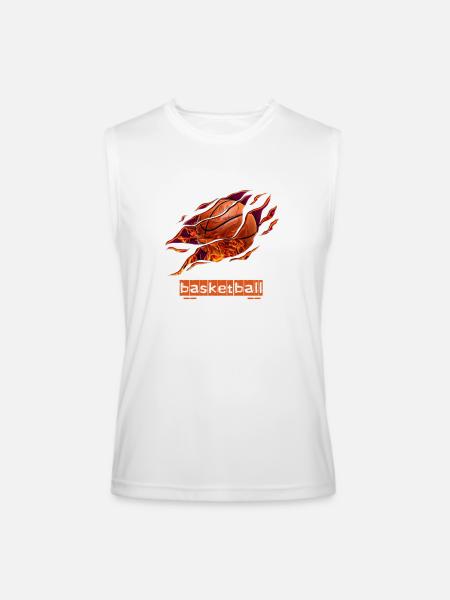 Basketball - Men’s Performance Sleeveless Shirt - white