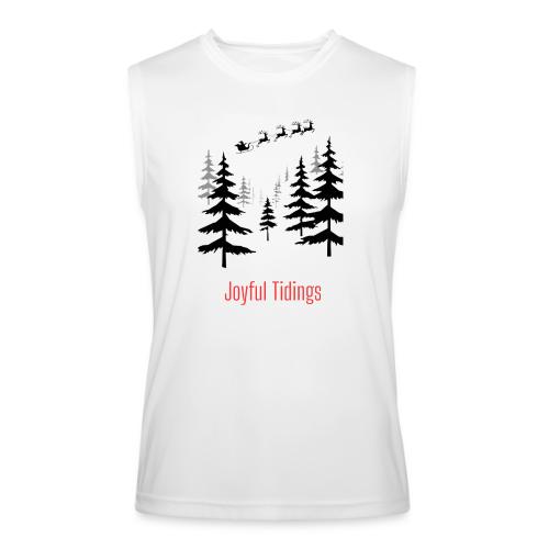 Joyful Tidings Christmas T-Shirt - Men’s Performance Sleeveless Shirt