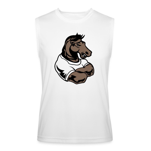 Custom Mustang or stallion mascots - Men’s Performance Sleeveless Shirt