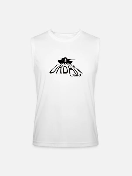 Urban Camo Tank - Men’s Performance Sleeveless Shirt - white