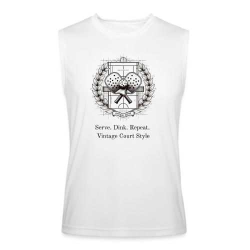 Vintage Pickleball T-Shirt, Mug, & Poster - Men’s Performance Sleeveless Shirt
