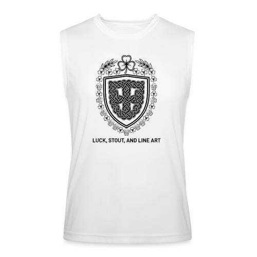 Celtic Knot T-Shirt, Symmetrical Shield - Men’s Performance Sleeveless Shirt