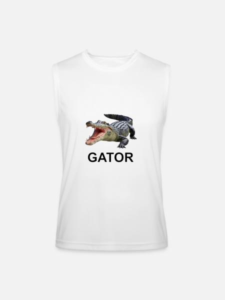 Gator shirt - Men’s Performance Sleeveless Shirt - white