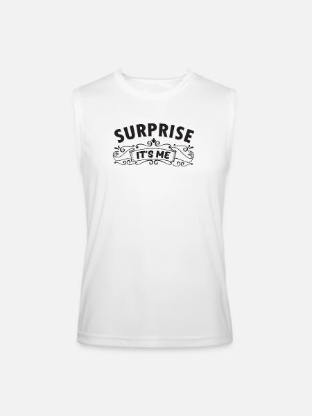 Surprise it s me - Men’s Performance Sleeveless Shirt - white