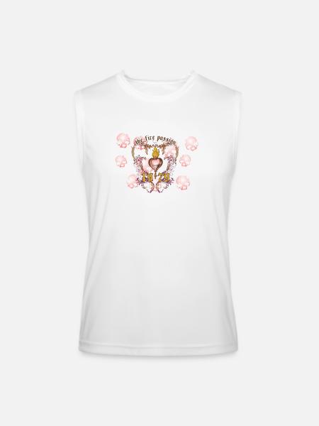 the fire passion 1979 - Men’s Performance Sleeveless Shirt - white