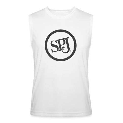 SPJ Charcoal Logo - Men’s Performance Sleeveless Shirt