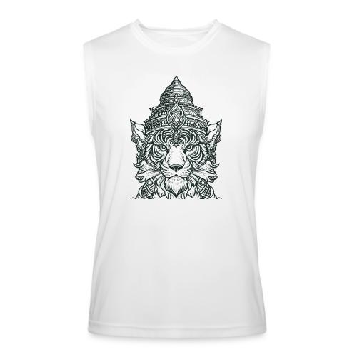 Ruesi Hnaa Suea Tiger Faced Thai Hermit God - Men’s Performance Sleeveless Shirt